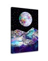 Cosmos - modern wall art painting for living room | FEEBY
