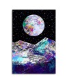 Cosmos - modern wall art painting for living room | FEEBY