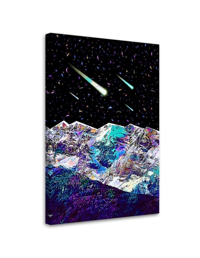 Modern Science - Fiction neon Canvas painting Gab Fernando | FEEBY