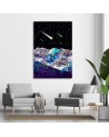 Modern Science - Fiction neon Canvas painting Gab Fernando | FEEBY