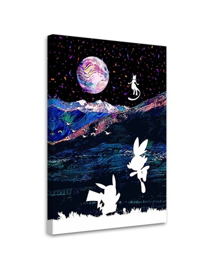 Pokemons - wall art painting for teenager's room | FEEBY