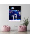 Canvas prints digital art Rainy day in the mountains Gab Fernando | FEEBY
