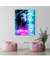 Canvas painting for teenager's room Japanese mask | FEEBY