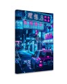 Modern Canvas painting for office, home Neon city | FEEBY