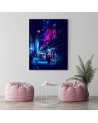 Loft style Canvas painting Neon street Gab Fernando | FEEBY