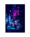 Loft style Canvas painting Neon street Gab Fernando | FEEBY