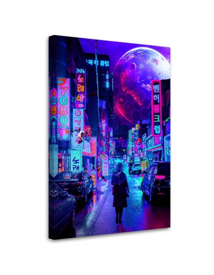 Cosmos moon - canvas prints for living room, office | FEEBY