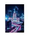 Canvas prints for the room Neon cityscape | FEEBY