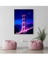 Canvas prints for living room Pink neon bridge Gab Fernando | FEEBY