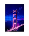 Canvas prints for living room Pink neon bridge Gab Fernando | FEEBY