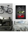 Canvas prints Aston Martin car for office wall | FEEBY
