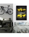 Canvas prints Corvette car to the office, garage for the wall | FEEBY