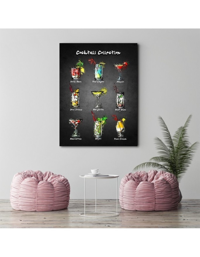 Cocktail - Canvas painting for restaurant kitchen for wall | FEEBY