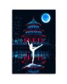 Ballerina - neon Canvas painting for wall to modern room | FEEBY
