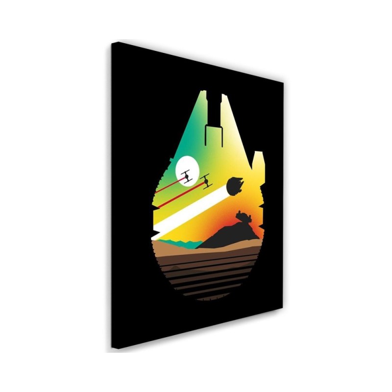 Modern children's Canvas painting Abstract cosmos | FEEBY