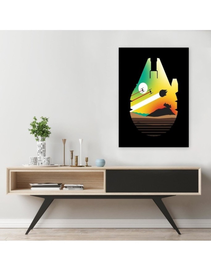 Modern children's Canvas painting Abstract cosmos | FEEBY