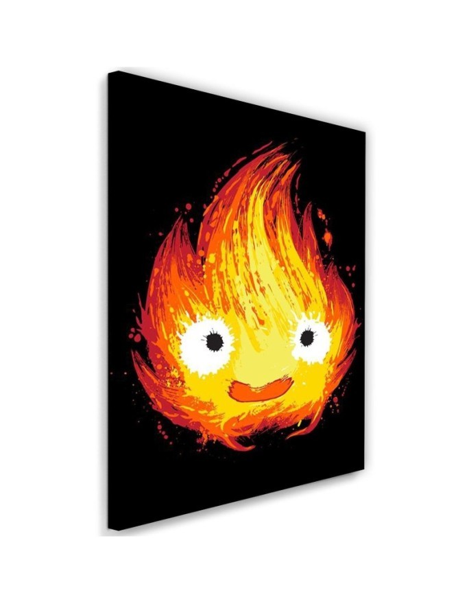 Children's room Canvas painting Fire abstraction Dr.Monekers | FEEBY