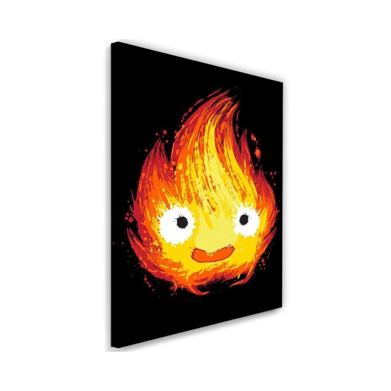 Children's room Canvas painting Fire abstraction Dr.Monekers | FEEBY