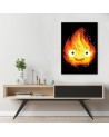 Children's room Canvas painting Fire abstraction Dr.Monekers | FEEBY