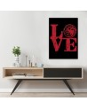 Love typography wall art painting Dr.Monekers | FEEBY
