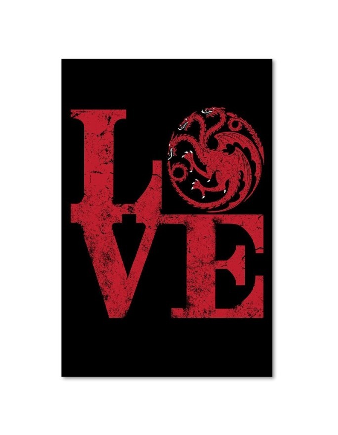 Love typography wall art painting Dr.Monekers | FEEBY