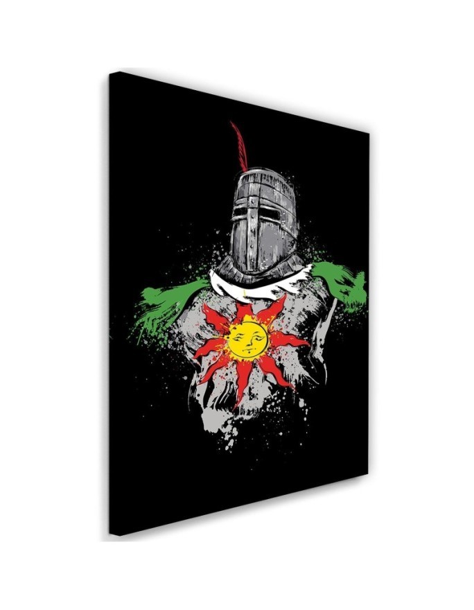 Canvas prints for wall Warrior in armour and helmet Dr.Monekers | FEEBY