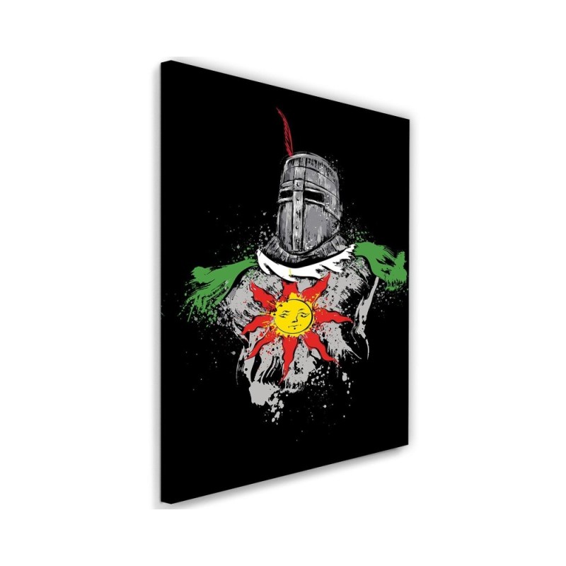 Canvas prints for wall Warrior in armour and helmet Dr.Monekers | FEEBY