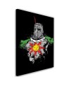 Canvas prints for wall Warrior in armour and helmet Dr.Monekers | FEEBY