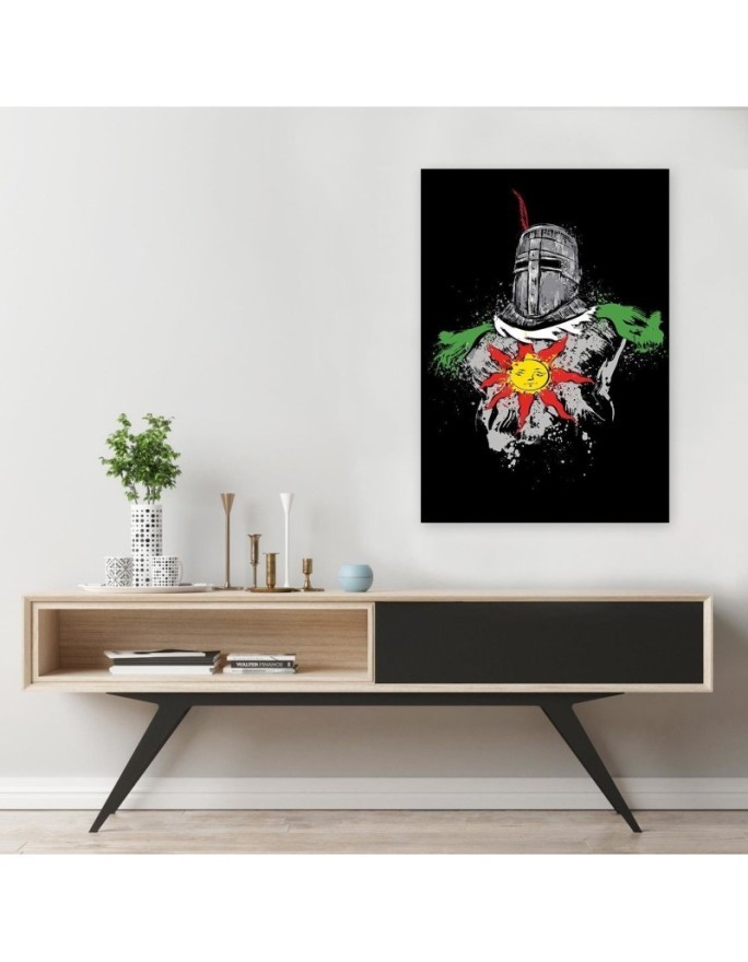 Canvas prints for wall Warrior in armour and helmet Dr.Monekers | FEEBY