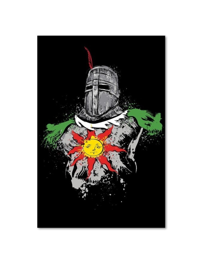 Canvas prints for wall Warrior in armour and helmet Dr.Monekers | FEEBY