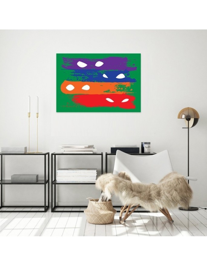 Paintings Canvas for boy's room Zorro masks colourful Dr.Monekers | FEEBY