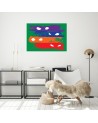 Paintings Canvas for boy's room Zorro masks colourful Dr.Monekers | FEEBY