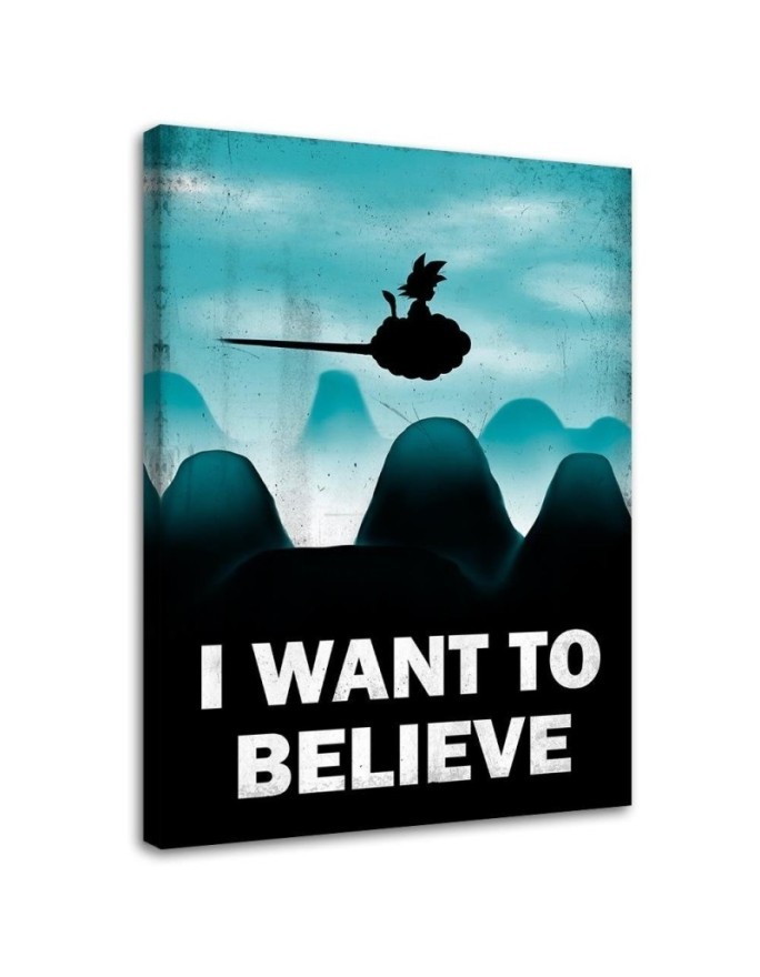 Decorative Canvas painting for teenagers I Want To Believe DDJVigo | FEEBY