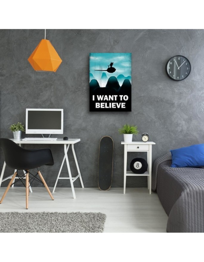 Decorative Canvas painting for teenagers I Want To Believe DDJVigo | FEEBY