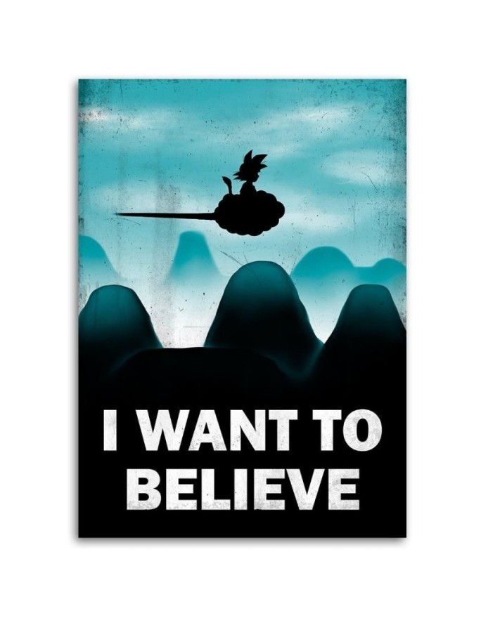 Decorative Canvas painting for teenagers I Want To Believe DDJVigo | FEEBY