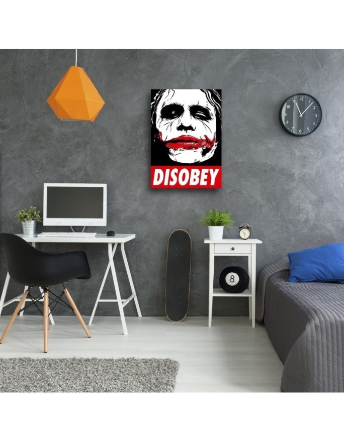 Canvas prints for a teenager's room - Disobey | FEEBY