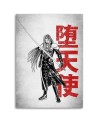 Anime manga Canvas painting Samurai with sword DDJVigo | FEEBY