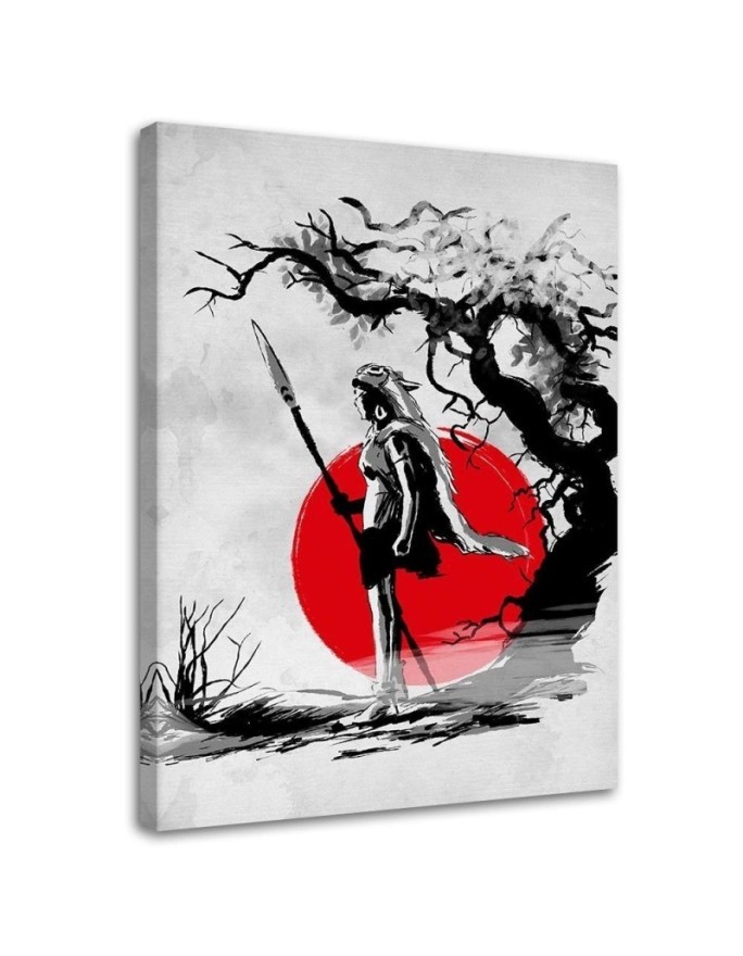Anime wall art painting Princess Mononoke under the tree DDJVigo | FEEBY