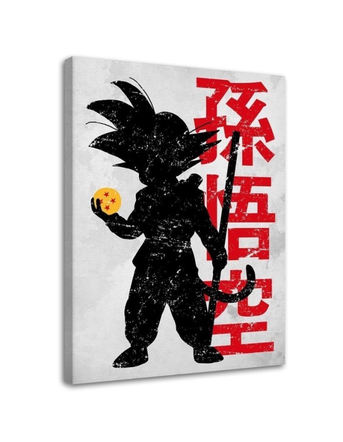 Canvas prints for children's room Little hero with ball in hand DDJVigo | FEEBY