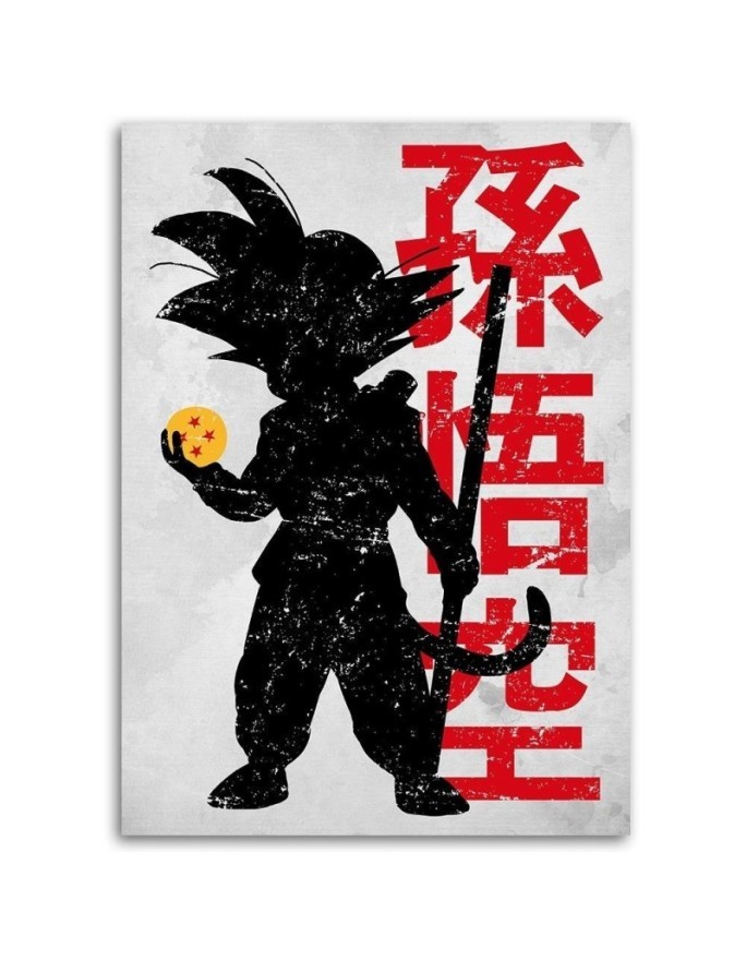 Canvas prints for children's room Little hero with ball in hand DDJVigo | FEEBY