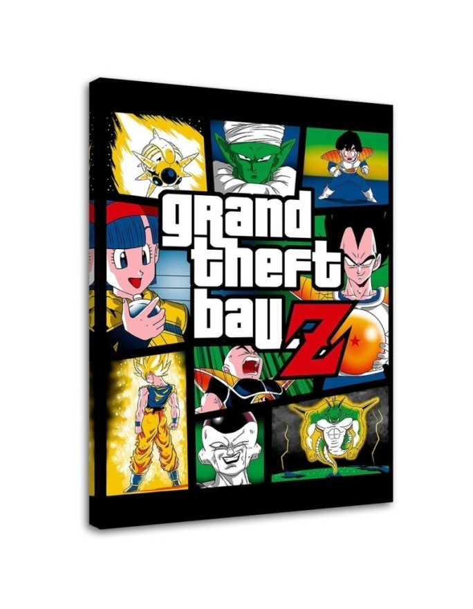 Picture on Canvas for a teenager's room Grand Theft Ball Z DDJVigo | FEEBY