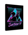 Canvas prints neon digital art Section 9 DDJVigo | FEEBY