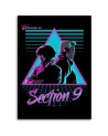 Canvas prints neon digital art Section 9 DDJVigo | FEEBY