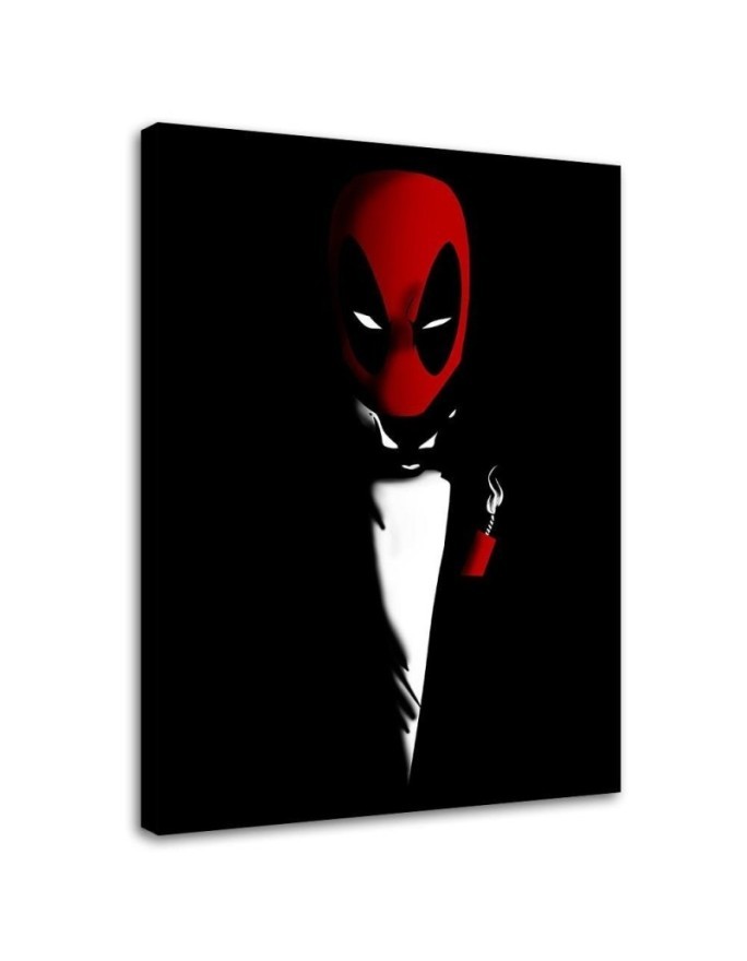 Canvas prints for teen room Deadpool in suit DDJVigo | FEEBY