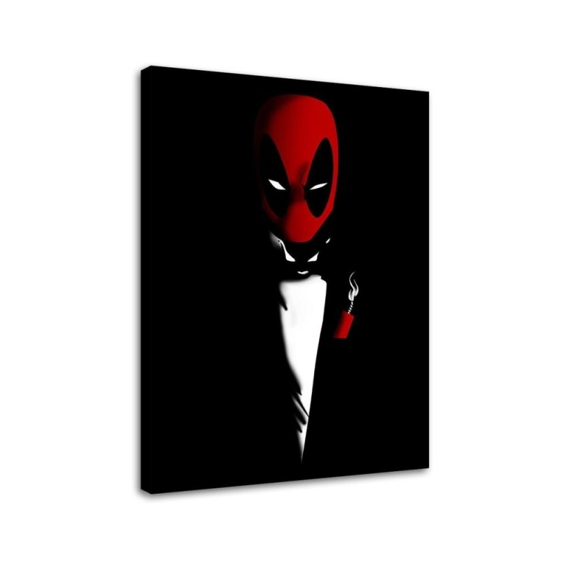 Canvas prints for teen room Deadpool in suit DDJVigo | FEEBY