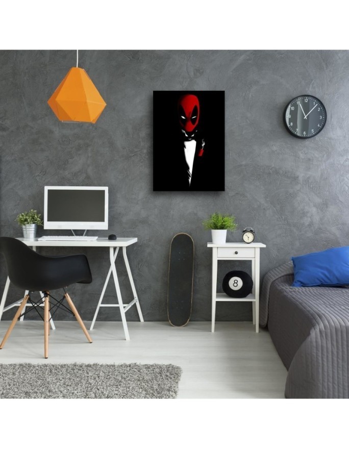 Canvas prints for teen room Deadpool in suit DDJVigo | FEEBY