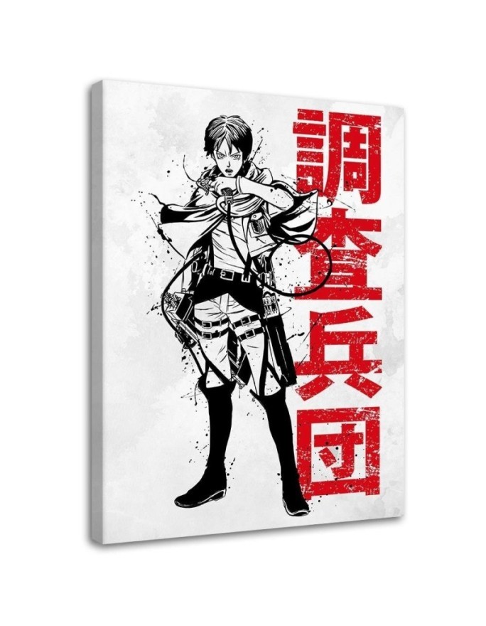 Canvas prints sumi-e - Anime Japanese Samurai DDJVigo | FEEBY