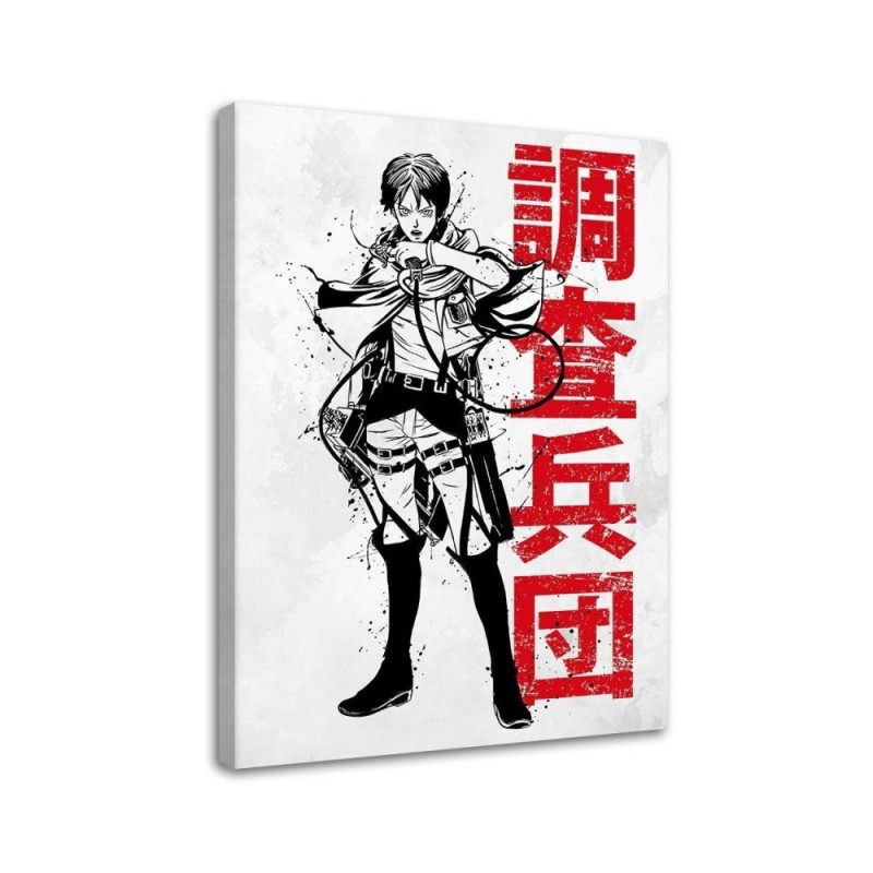Canvas prints sumi-e - Anime Japanese Samurai DDJVigo | FEEBY