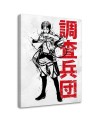 Canvas prints sumi-e - Anime Japanese Samurai DDJVigo | FEEBY
