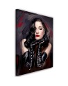 Wall painting Dita von Teese portrait Dmitry Belov | FEEBY